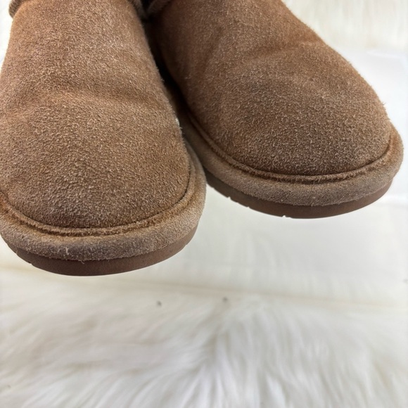 BearPaw Tan Suede Ankle Boots - Picture 5 of 8